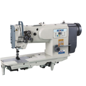 Maquina Triple Arrastre Doble Aguja gancho horizontal REACH DU4420-D