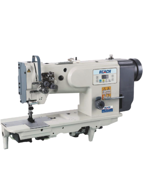 Maquina Triple Arrastre Doble Aguja gancho horizontal REACH DU4420-D