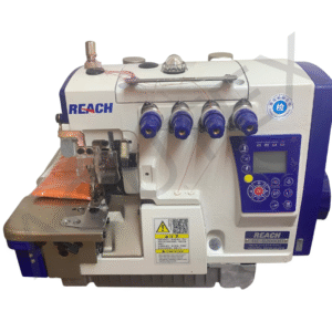Maquina Overlock REACH full automatica, 3 funciones, 4 hilos