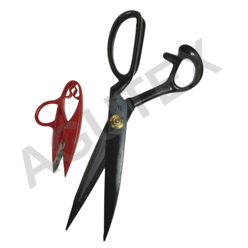 Tijera sastre negra PIN 12"
