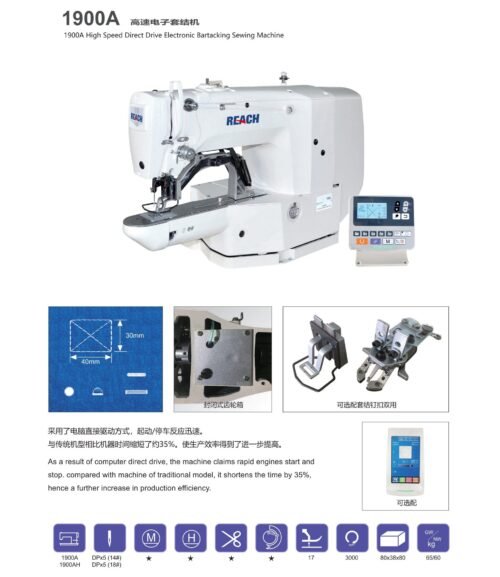 Maquina Atracadora REACH 1900A