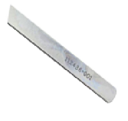 Cuchillo inferior máquina overlock Brother # 112436-0-01