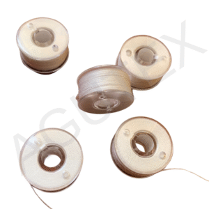 Carretes plasticos alto para SETx 30 con hilo blanco maquina coser domestica