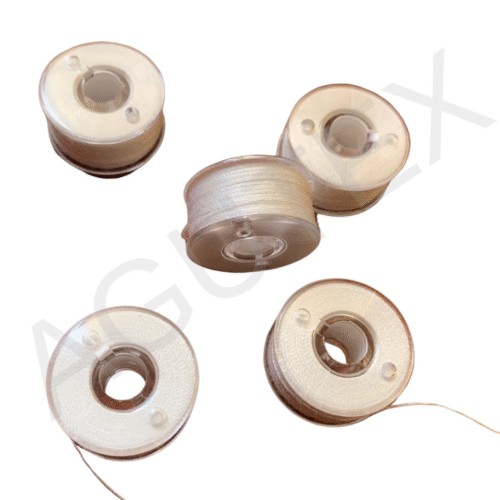 Carretes plasticos alto para SETx 30 con hilo blanco maquina coser domestica