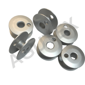Carrete maquina 2 agujas aluminio