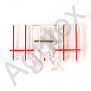 Pie transparente con guia para puntadas paralelas maquina coser domestica