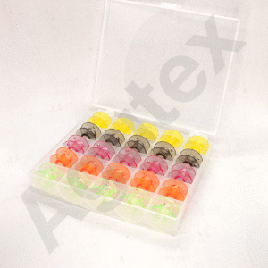 Carretes plasticos alto SETx 25 colores maquina coser domestica