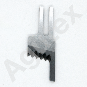 Cuchillo máquina Overlock Porter ancho sup c/vidia dentado # 6Z6360