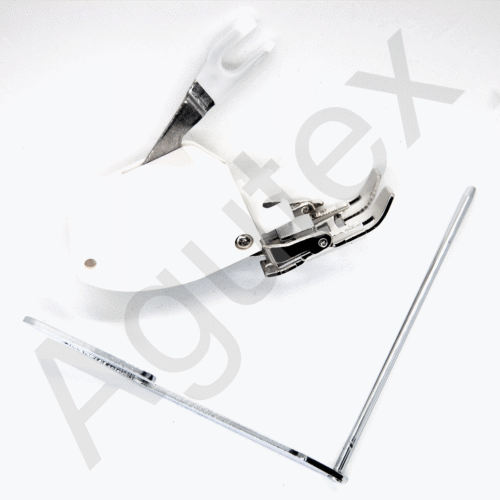 Pie doble arrastre acolchado maquina coser domestica