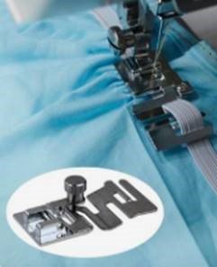 Pie para elasticos y cintas maquina coser domestica