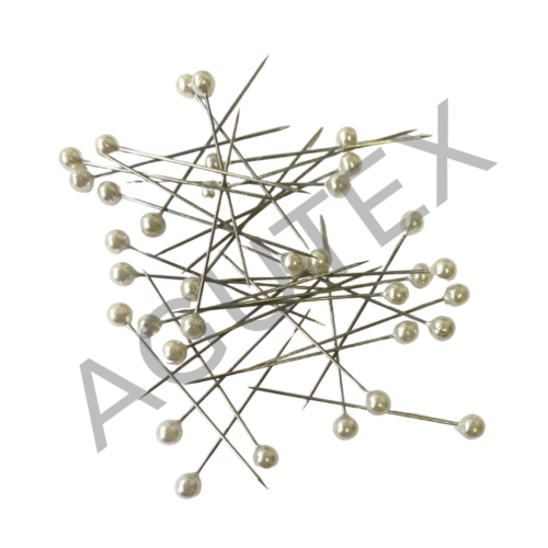 Alfiler sastre cabeza vidrio 500 unidades