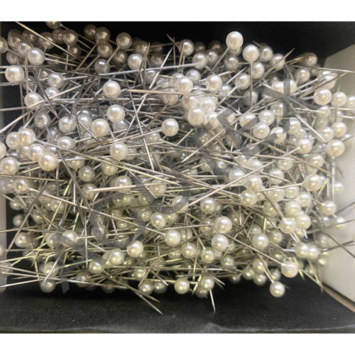 Alfiler sastre cabeza vidrio 500 unidades