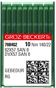 Aguja 62x57 SAN6 GEBEDUR Nr 140