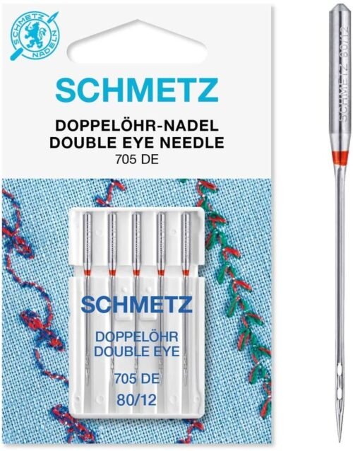 Schmetz 705 DE Doble ojo 80 (sachet 5 uni)