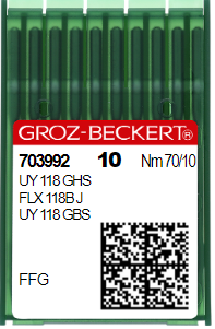 Aguja UY 118 GHS FFG Nr 70