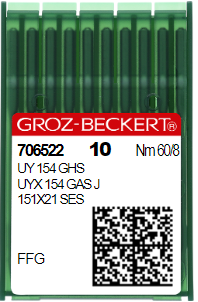 Aguja UY 154 GHS FFG Nr 60