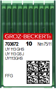Aguja UY 113 GHS FFG Nr 75