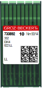 Aguja 332 LL /29X4 Nr 90