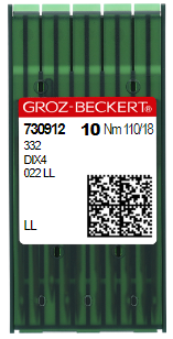 Aguja 332 LL /29X4 Nr 110