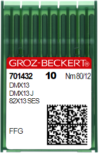 Aguja DMx13 /82 X 13 FFG Nr 80