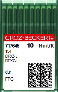 Aguja 134 DPX5 135X5 FFG Nr 70