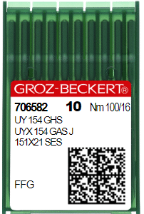 Aguja UY 154 GHS FFG Nr 100