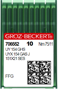 Aguja UY 154 GHS FFG Nr 75