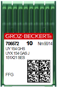 Aguja UY 154 GHS FFG Nr 90