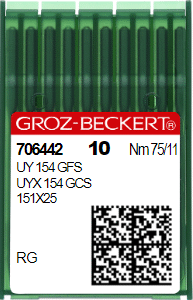 Aguja UY 154 GFS / UY 154 GCS Nr 75