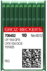 Aguja UY 154 GFS / UY 154 GCS Nr 80