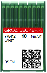 Aguja LWx6T Nr 75