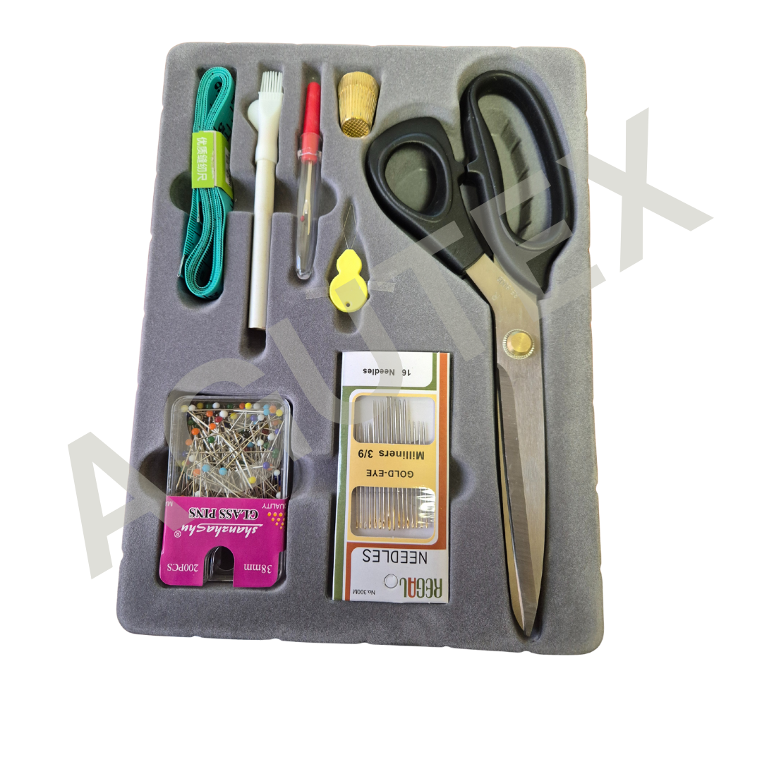 AGUTEX (21) Set tijera modista 8" y accesorios