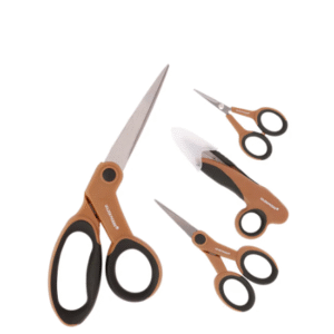 Set tijeras plasticas x4