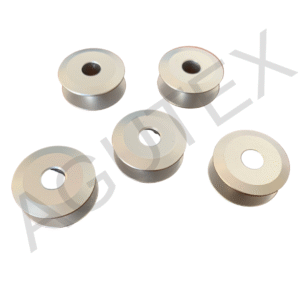 Carrete máquina Bordadora biselado alumiio