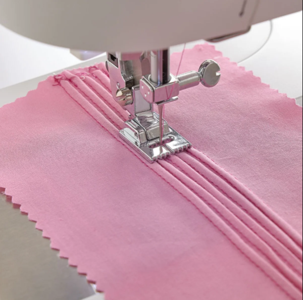 Pie para alforzas maquina coser domestica