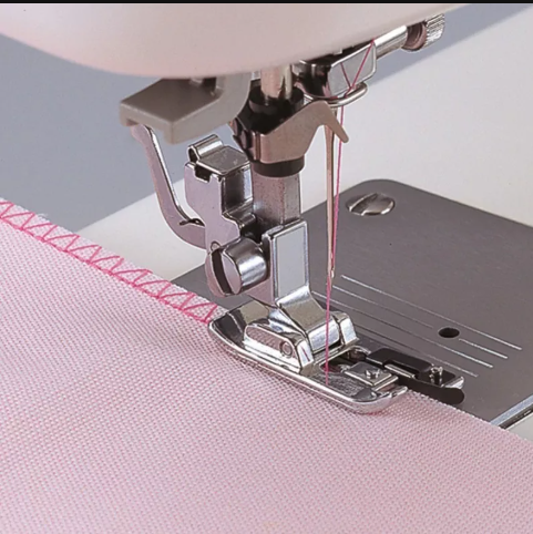 Pie imitacion overlock maquina coser domestica