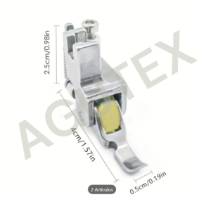 Pie cierre izquierdo con rodillo liso #P36CR máquina Recta